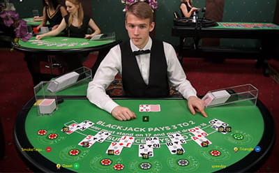 Im Live-Casino den Bonus am Blackjack-Tisch einsetzen