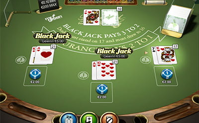 Ein RNG-Blackjack-Slot von NetEnt