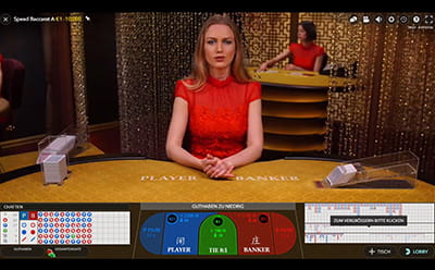 Live Baccarat von Evolution Gaming