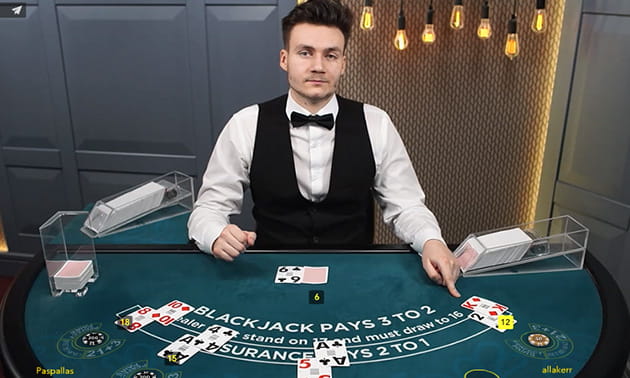 Das einfache Live-Dealer Blackjack beim Casino von 888.