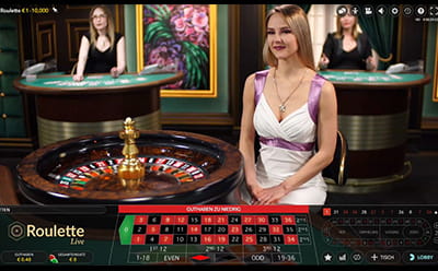 Live Roulette im Mr Green Casino