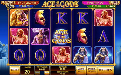 Die bekannte Slot Reihe Age of the Gods